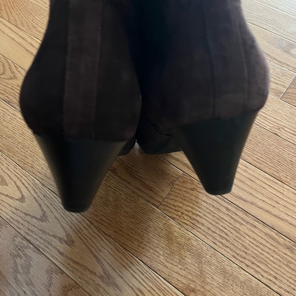 [39/8-8.5]Dansko Bown Suede Baker Leather Ankle Boots - Picture 4 of 10